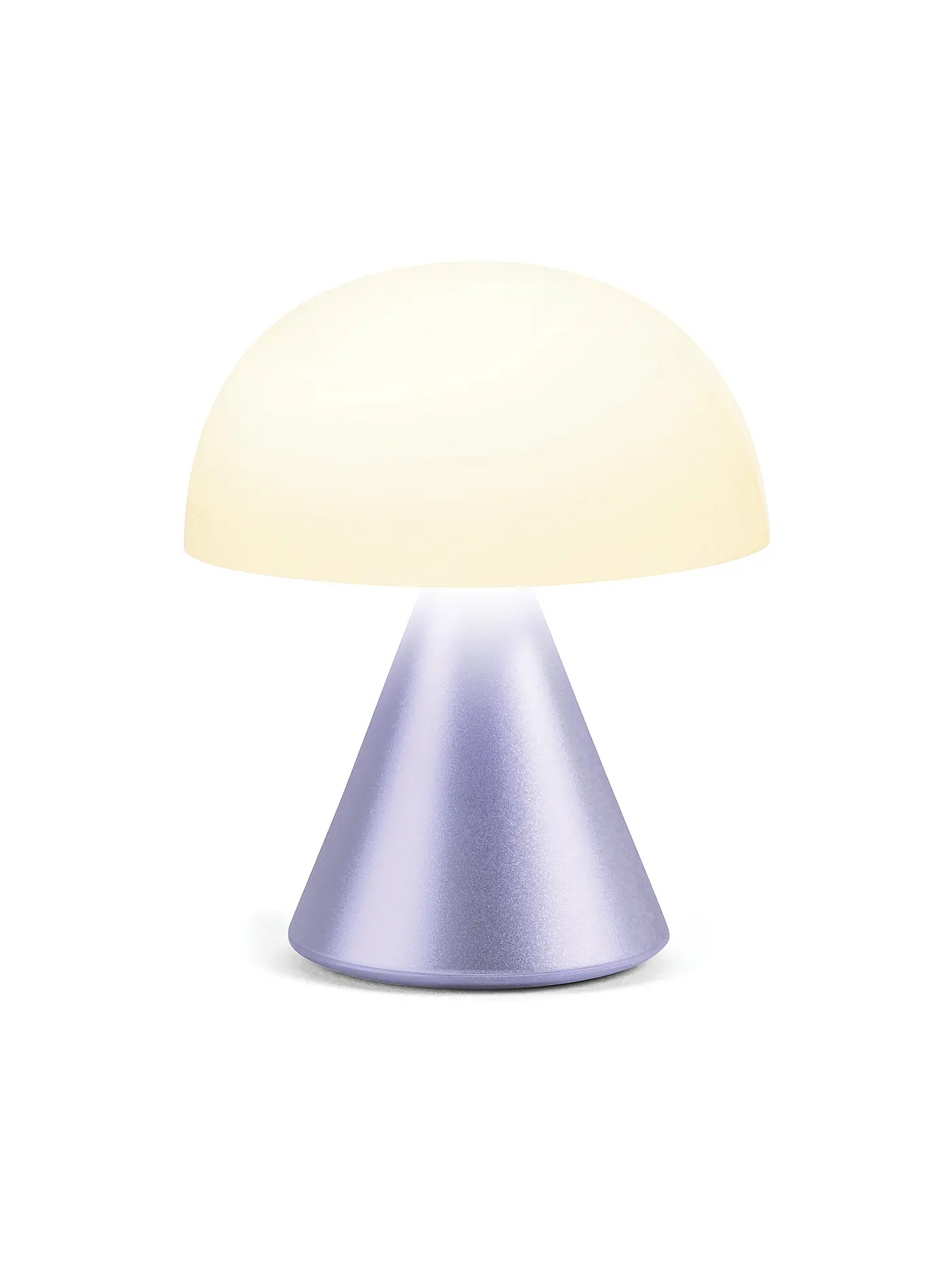 LEXON | Mini LED Lampe MINA 8,3cm Light Yellow | lila